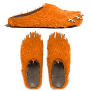 Glo orange mules